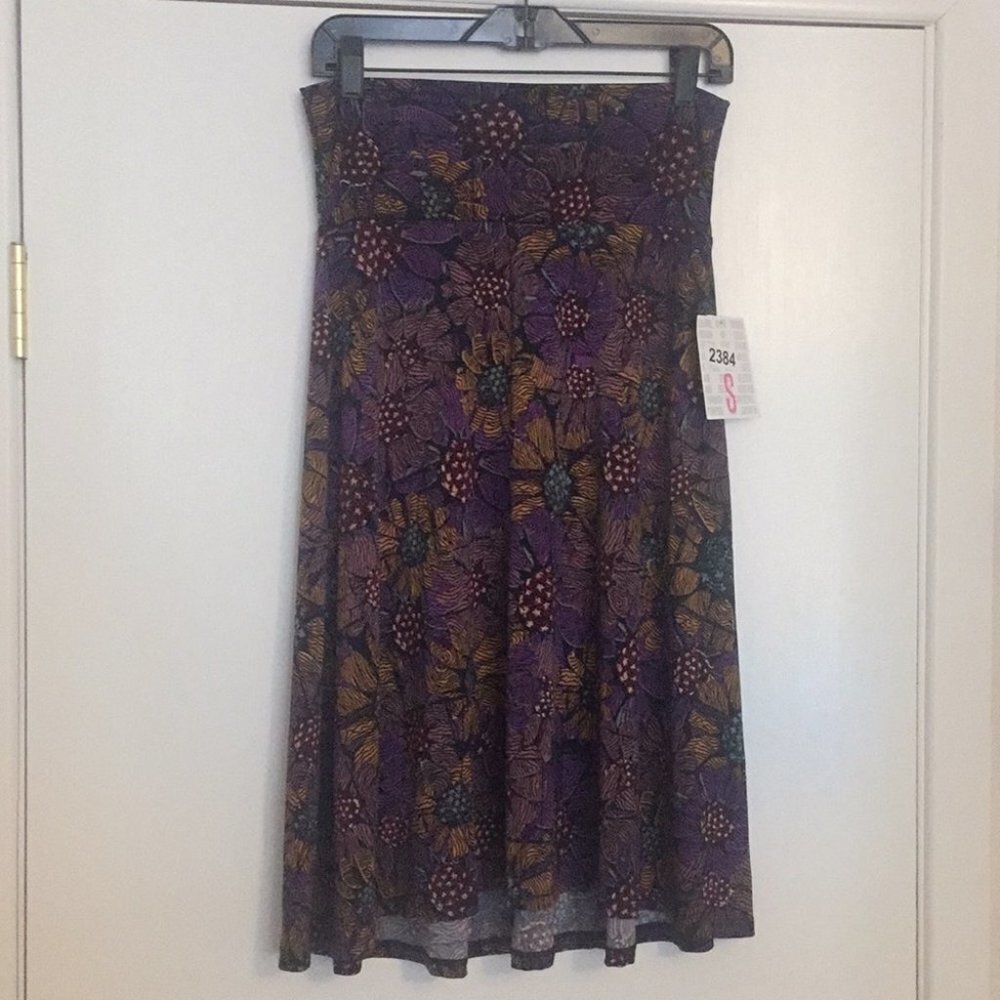 S Lularoe Azure Skirt H04 1309
